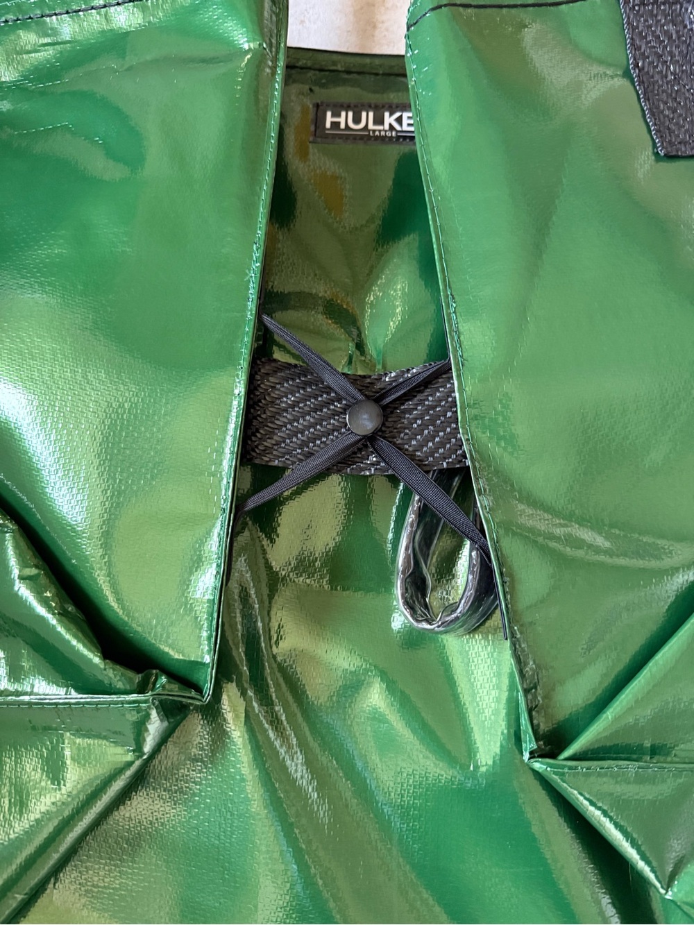 Hulken Metalliac Green  Signature Rolling Tote Bag - Picture 7 of 13